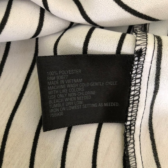 Worthington Black/White Stripe Tank Top Size S - Picture 5 of 5